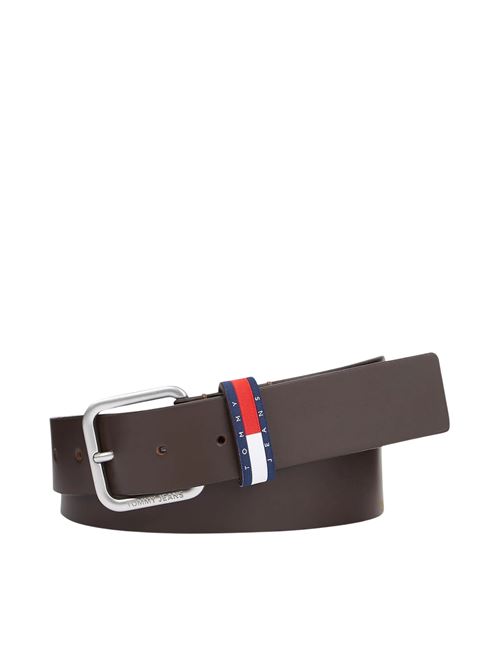 Cintura cognac in pelle Tommy Jeans | AM0AM12337GB8